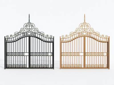 现代铁艺大门