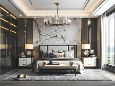 新中式轻奢卧室