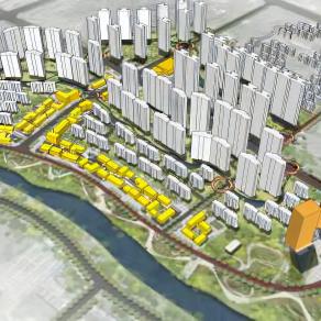 现代简单小区规划