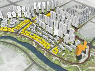 现代简单小区规划