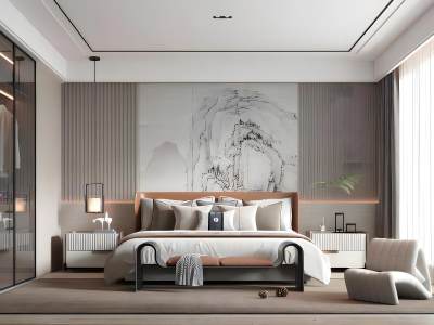新中式卧室