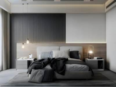 现代卧室