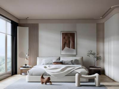 侘寂风卧室