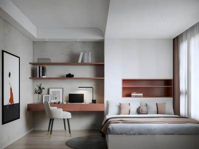 现代榻榻米卧室