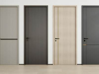 现代单开门房门