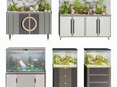 现代鱼缸水族馆