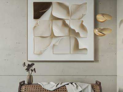 侘寂立体装饰画