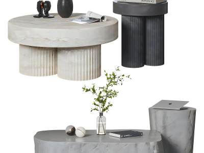 侘寂风茶几边几