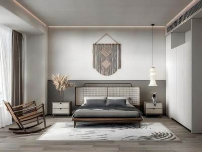 侘寂风卧室