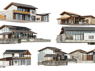 现代乡村民房