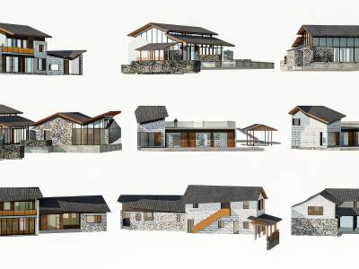 现代乡村民房