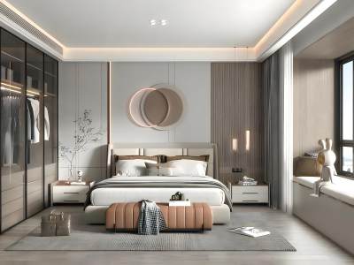 现代轻奢卧室
