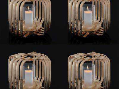 现代金属烛台烛灯