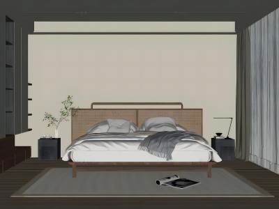 侘寂风卧室