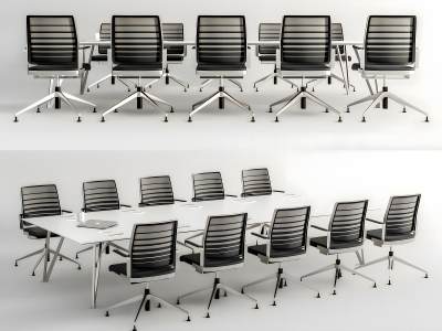 现代会议桌椅组合