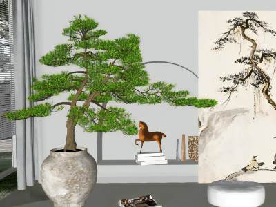 新中式绿植盆栽