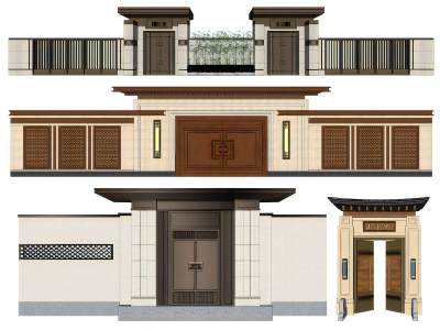 新中式别墅大门