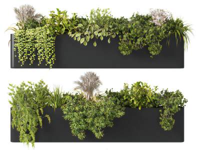 现代绿植花箱