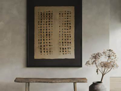 侘寂风抽象装饰画