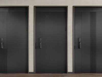 现代入户单开门