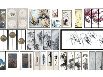 新中式装饰画组合