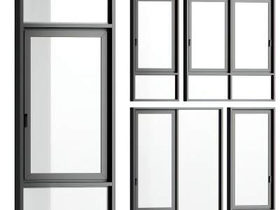 现代铝合金窗户