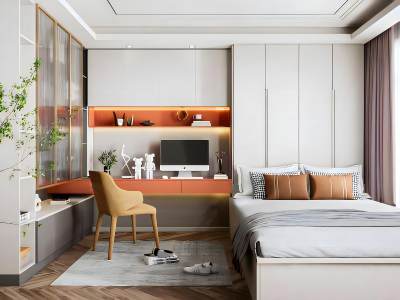 现代榻榻米卧室