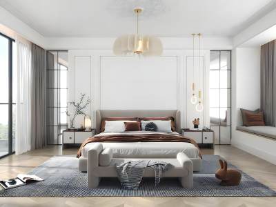 现代轻奢法式卧室