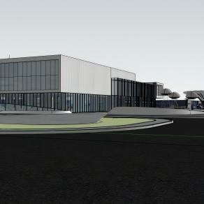 现代房地产示范区