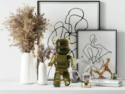 现代暴力熊装饰摆件