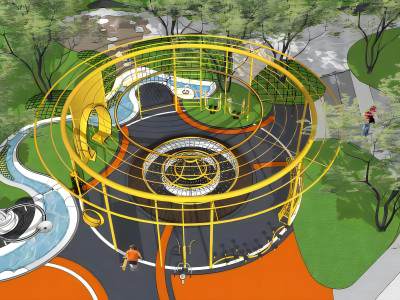 现代儿童游乐区