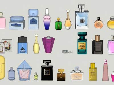 现代化妆品香水