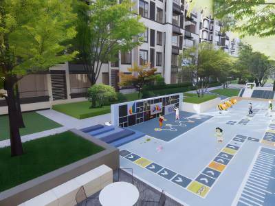 现代儿童活动区