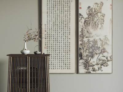新中式装饰挂画