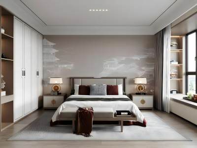新中式卧室