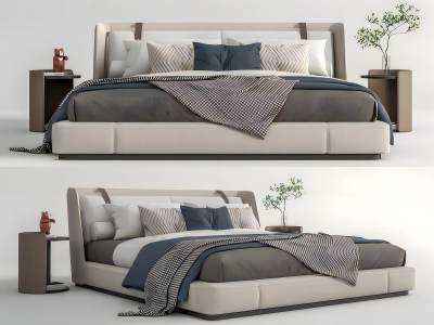 现代双人床