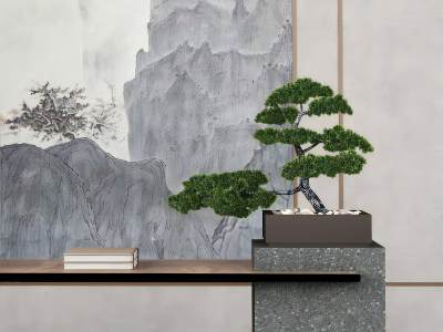 新中式盆栽盆景