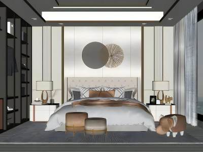 现代轻奢卧室