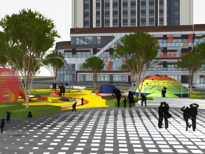 现代儿童游乐区