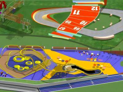 现代儿童活动区