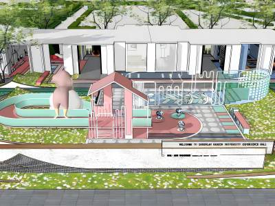 现代儿童游乐区