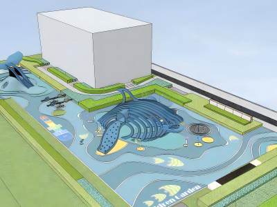 现代儿童游乐区