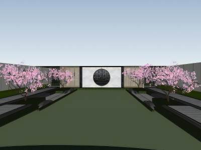 新中式小区景观