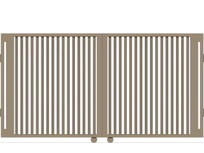 现代铁艺庭院门