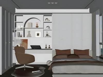 现代榻榻米卧室