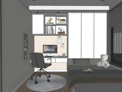 现代榻榻米卧室