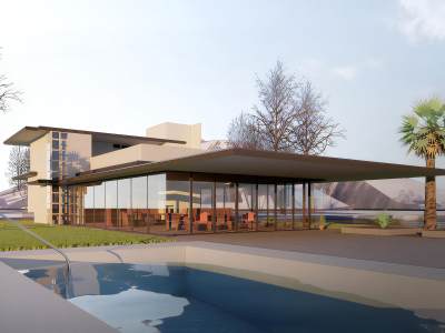 现代酒店民宿建筑