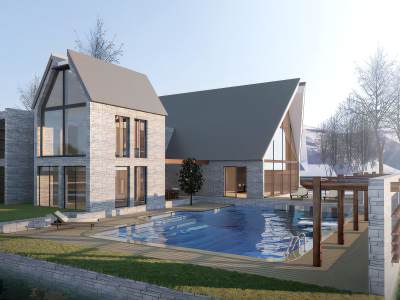 现代酒店民宿建筑