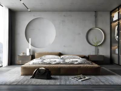 侘寂风卧室