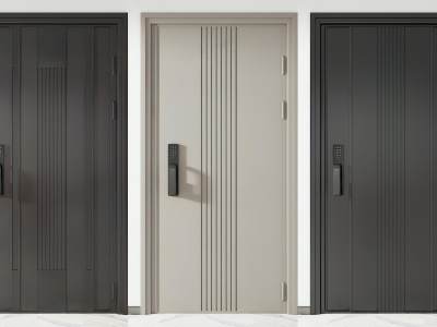 现代单开门